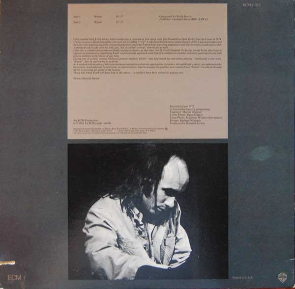 Keith Jarrett - Dennis Russell Davies - Ritual | ECM Records (ECM-1-1112) - 2