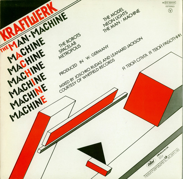 Kraftwerk - The Man Machine | Capitol Records (8E 072 85444) - 2
