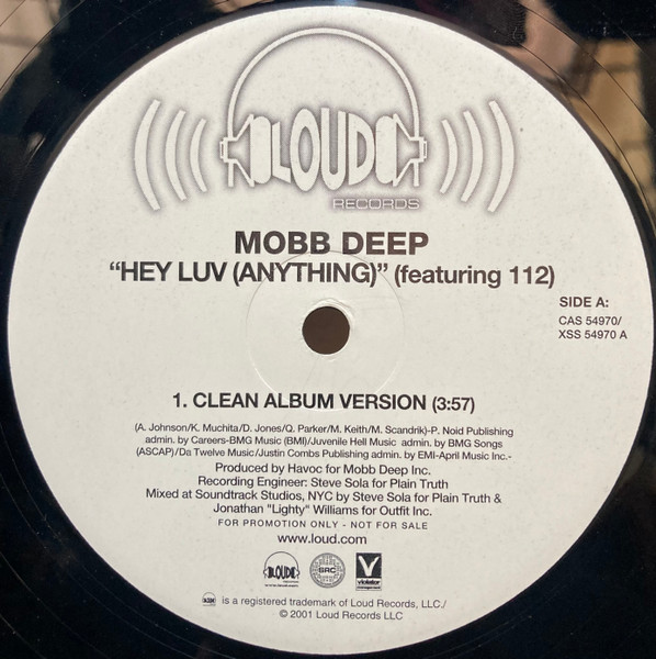 Mobb Deep Featuring 112 - Hey Luv (Anything) | Loud Records (CAS 54970) - 2