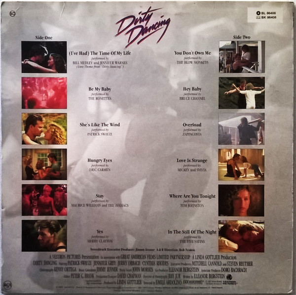 Various - Dirty Dancing (Original Soundtrack From The Vestron Motion Picture) | RCA Victor (BL 86408) - 2