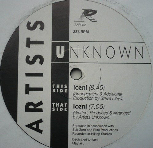 Artists Unknown - Iceni | Hilltop Records (SZR002) - main
