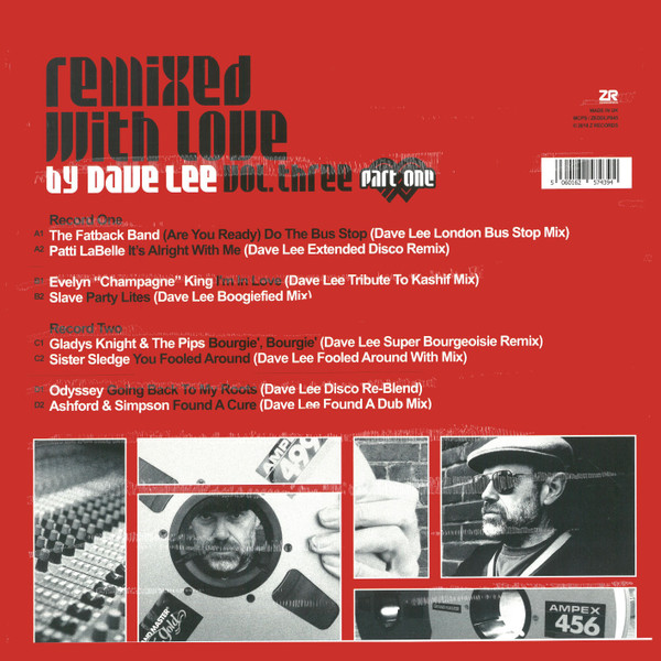 Dave Lee - Remixed With Love By Dave Lee Vol. Three - Part One | Z Records (ZEDDLP045) - 2 Dave Lee - Remixed With Love By Dave Lee Vol. Three - Part One | Z Records (ZEDDLP045) - 2