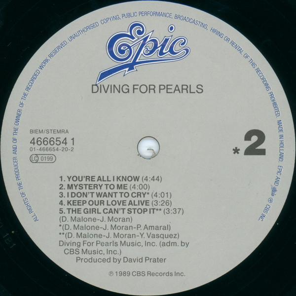 Diving For Pearls - Diving For Pearls | Epic (466654 1) - 4 Diving For Pearls - Diving For Pearls | Epic (466654 1) - 4