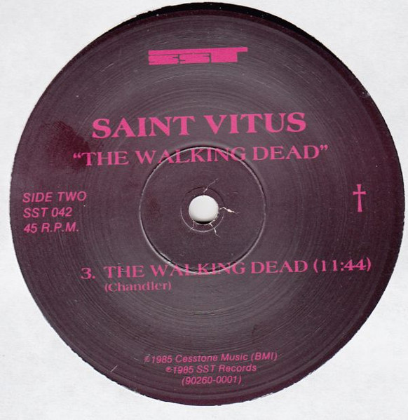 Saint Vitus - The Walking Dead [Vinyl] | SST Records (SST 042) - 3