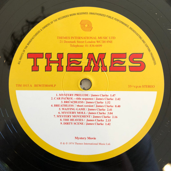 James Clarke - Mystery Movie | Be With Records (BEWITH049LP) - 3