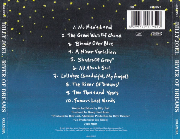 Billy Joel - River Of Dreams | Columbia (COL 491195 2) - main