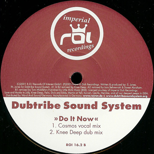 Dubtribe Sound System - Do It Now (Part 2) | Records Of Interest (ROI 016.2) - 3 Dubtribe Sound System - Do It Now (Part 2) | Records Of Interest (ROI 016.2) - 3