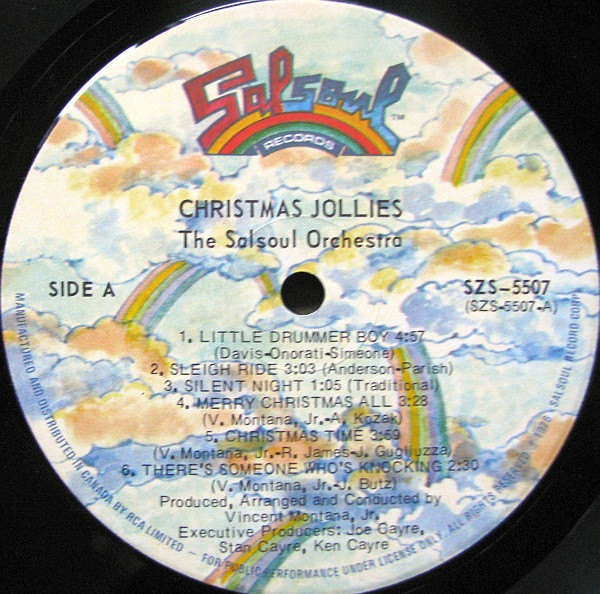 The Salsoul Orchestra - Christmas Jollies [Vinyl] | Salsoul Records (SZS 5507) - 3
