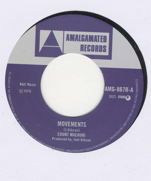 Count Machuki , The Destroyers - Movements / Caesar | Amalgamated Records (AMG-867R) - main Count Machuki , The Destroyers - Movements / Caesar | Amalgamated Records (AMG-867R) - main