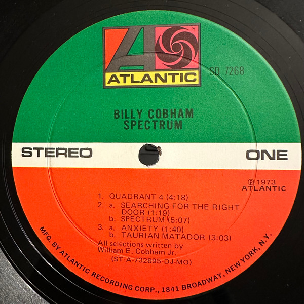 Billy Cobham - Spectrum | Atlantic (SD 7268) - 4 Billy Cobham - Spectrum | Atlantic (SD 7268) - 4