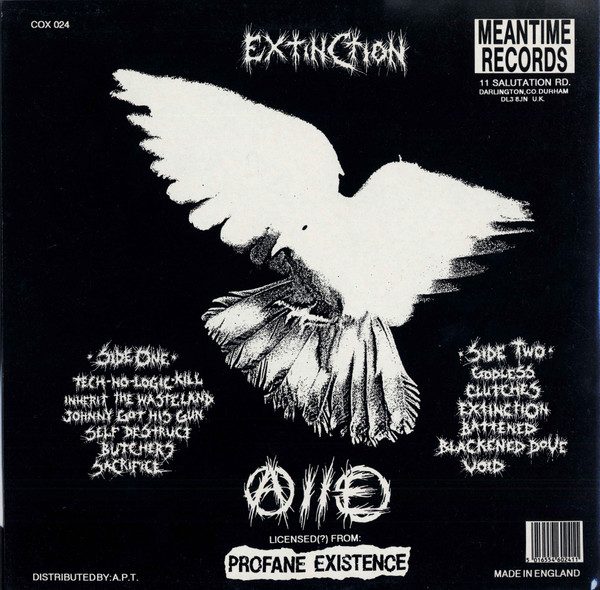 Nausea - Extinction | Meantime Records (COX 024) - 3