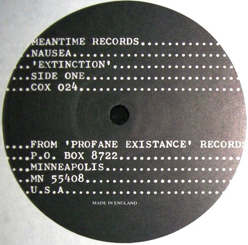 Nausea - Extinction | Meantime Records (COX 024) - 4