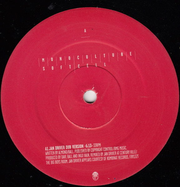 Soft Cell - Monoculture | Cooking Vinyl (FRY 132T) - 3