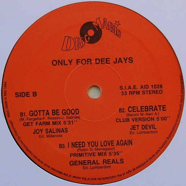Various - Only For Dee Jays | Discomagic Records (AID 1028) - 4 Various - Only For Dee Jays | Discomagic Records (AID 1028) - 4