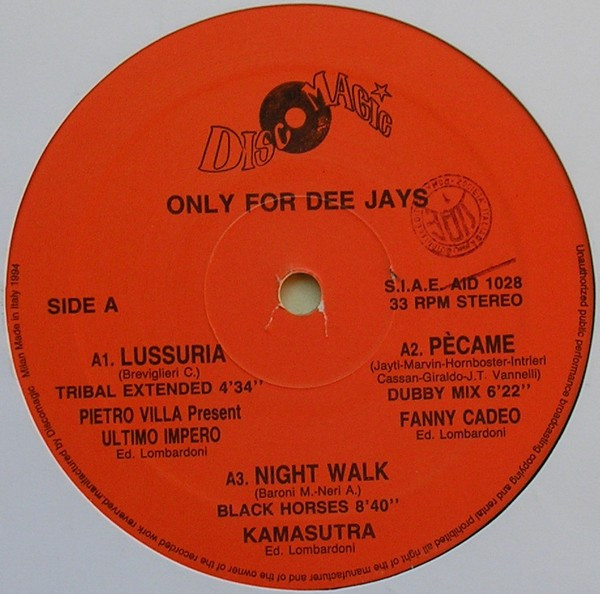 Various - Only For Dee Jays | Discomagic Records (AID 1028) - 3 Various - Only For Dee Jays | Discomagic Records (AID 1028) - 3