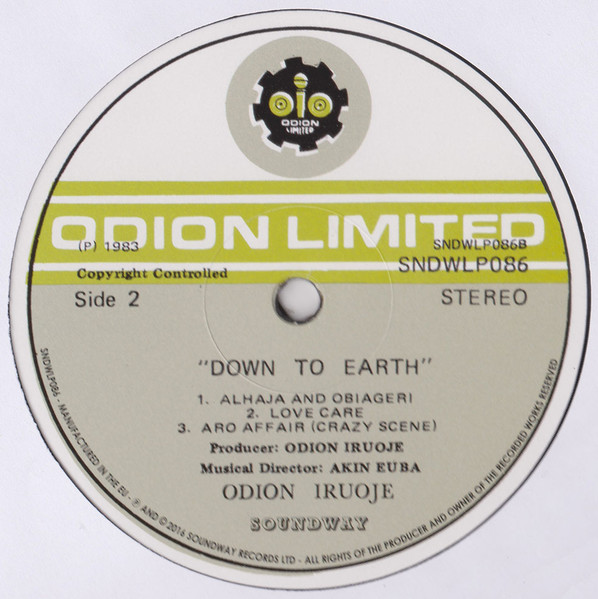Odion Iruoje - Down To Earth | Soundway (SNDWLP086) - 4 Odion Iruoje - Down To Earth | Soundway (SNDWLP086) - 4