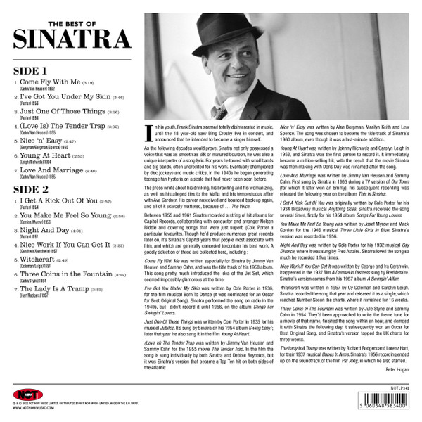 Frank Sinatra - Best Of | Not Now Music (NOTLP340) - 2