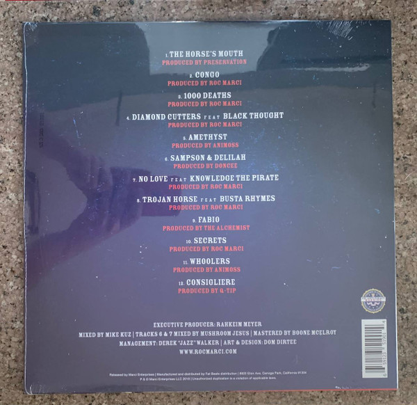 Roc Marciano - Behold A Dark Horse | Marci Enterprises LLC. (FB5190) - 2 Roc Marciano - Behold A Dark Horse | Marci Enterprises LLC. (FB5190) - 2