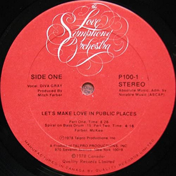 The Love Symphony Orchestra - Penthouse Presents : Pulsating Disco And Romantic Moods For Loving And Dancing [Vinyl] | Talpro (P100) - 4