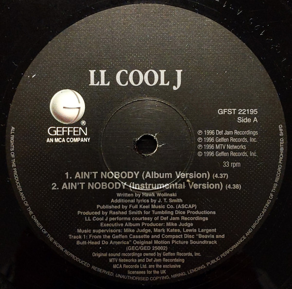 LL Cool J - Ain't Nobody | Geffen Records (GFST 22195) - 3 LL Cool J - Ain't Nobody | Geffen Records (GFST 22195) - 3