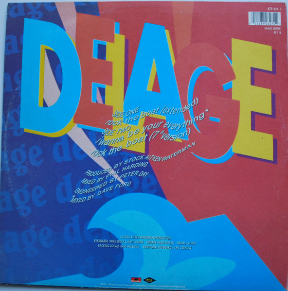 Delage - Rock The Boat | Polydor (879 327-1) - 2