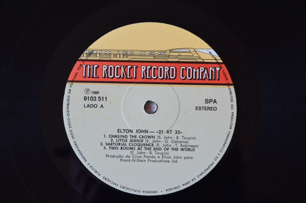 Elton John - 21 At 33 | The Rocket Record Company (9103 511) - 4