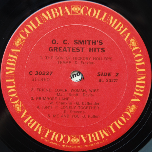 OC Smith - O. C. Smith's Greatest Hits | Columbia (C 30227) - 4 OC Smith - O. C. Smith's Greatest Hits | Columbia (C 30227) - 4