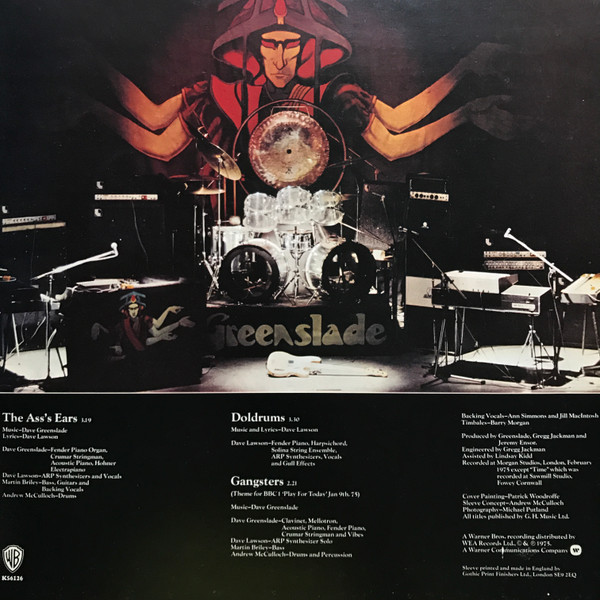 Greenslade - Time And Tide | Warner Bros. Records (K 56126) - 3 Greenslade - Time And Tide | Warner Bros. Records (K 56126) - 3