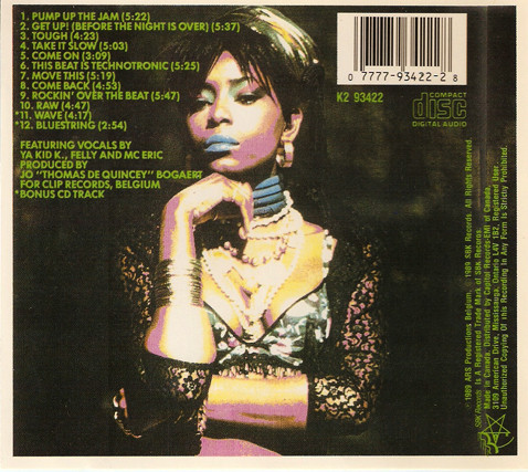 Technotronic - Pump Up The Jam - The Album | SBK Records (K2 93422) - 2 Technotronic - Pump Up The Jam - The Album | SBK Records (K2 93422) - 2