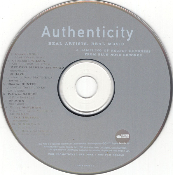 Various - Authenticity | Blue Note (7087 6 14651 2 9) - 3 Various - Authenticity | Blue Note (7087 6 14651 2 9) - 3
