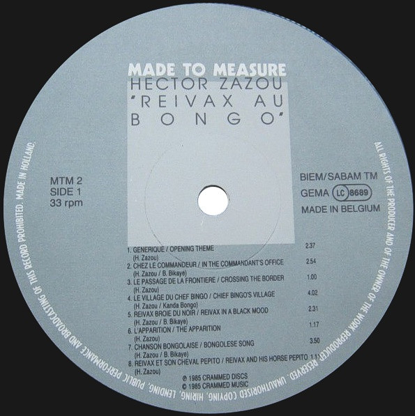 Hector Zazou - Reivax Au Bongo | Crammed Discs (MTM 2 LP) - 3 Hector Zazou - Reivax Au Bongo | Crammed Discs (MTM 2 LP) - 3