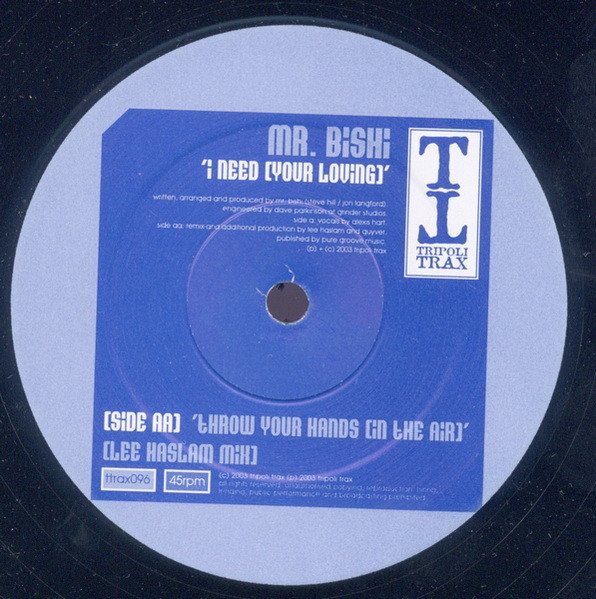 Mr. Bishi - I Need (Your Loving) | Tripoli Trax (ttrax096) - 4