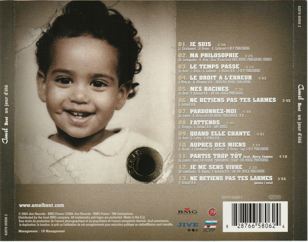 Amel Bent - Un Jour D'été | BMG France (82876 65806 2) - 2