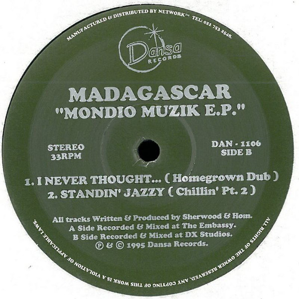Madagascar - Mondio Muzik E.P. | Dansa Records (DAN - 1106) - 2