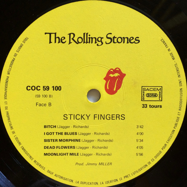 The Rolling Stones - Sticky Fingers | Rolling Stones Records (COC 59100) - 3 The Rolling Stones - Sticky Fingers | Rolling Stones Records (COC 59100) - 3