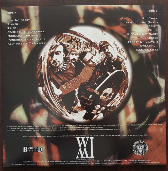 Gunners - Sweating Like No Beast | West Music Industry (WMI001) - 2 Gunners - Sweating Like No Beast | West Music Industry (WMI001) - 2