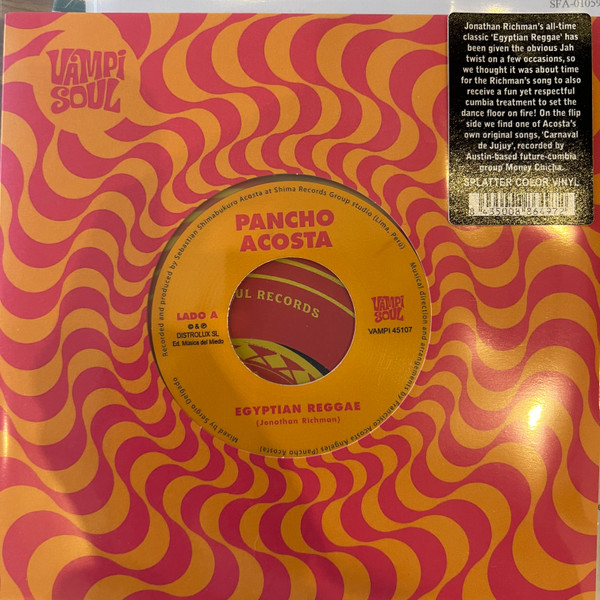 Pancho Acosta / Money Chicha - Egyptian Reggae / Carnaval De Jujuy | Vampi Soul (VAMPI 45107)