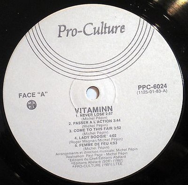 Vitaminn - V.i.t.a.m.i.n.n. | Pro-Culture (PPC 6024) - 3