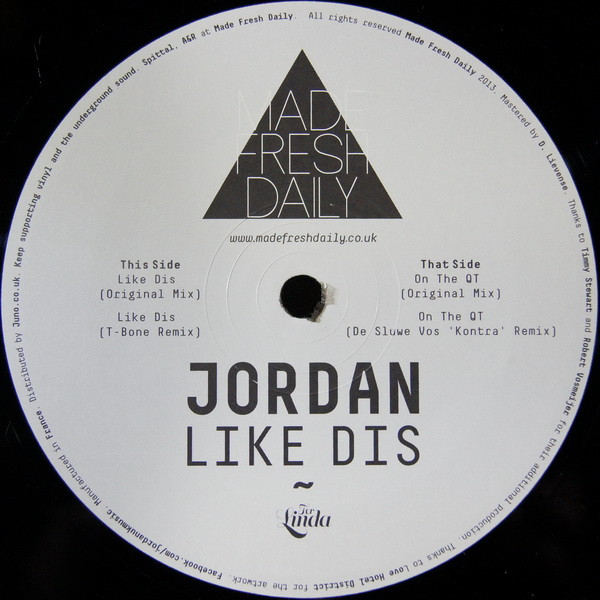 Jordan - Like Dis | Made Fresh Daily (MFD015)