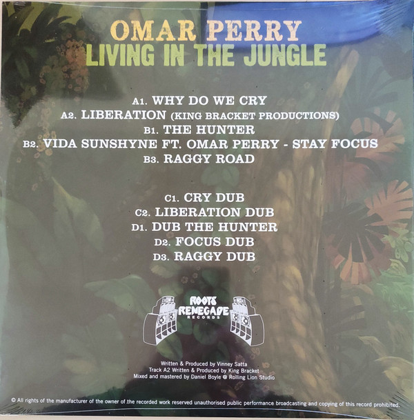 Omar Perry - Living in the Jungle | Roots Renegade Records (RRR03) - 2 Omar Perry - Living in the Jungle | Roots Renegade Records (RRR03) - 2