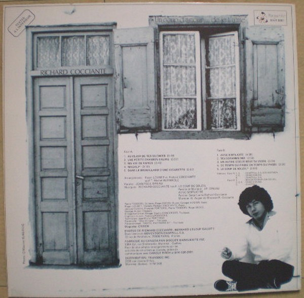 Riccardo Cocciante - Un Coup D'Amour... - Un Coup De Je T'Aime [Vinyl] | Marguerite (MAR 8081) - 2