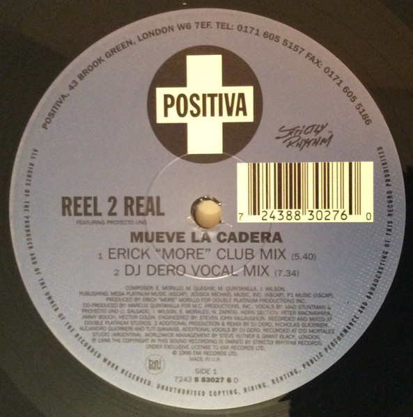 Reel 2 Real Featuring Proyecto Uno - Mueve La Cadera (Move Your Body) | Positiva (7243 8 83027 6 0) - 4 Reel 2 Real Featuring Proyecto Uno - Mueve La Cadera (Move Your Body) | Positiva (7243 8 83027 6 0) - 4