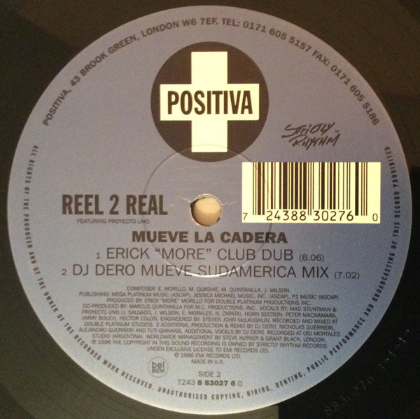 Reel 2 Real Featuring Proyecto Uno - Mueve La Cadera (Move Your Body) | Positiva (7243 8 83027 6 0) - 3 Reel 2 Real Featuring Proyecto Uno - Mueve La Cadera (Move Your Body) | Positiva (7243 8 83027 6 0) - 3