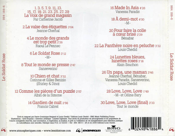Various - Le Soldat Rose | Atmosphériques (984 188-6) - 4