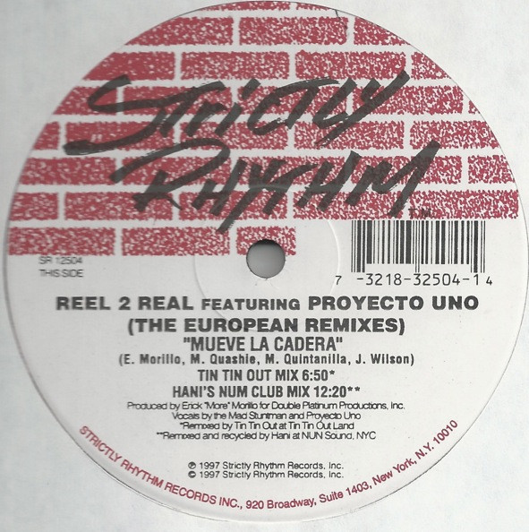 Reel 2 Real Featuring Proyecto Uno - Mueve La Cadera (The European Mixes) | Strictly Rhythm (SR 12504) - 2