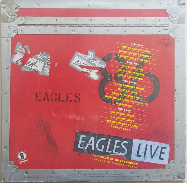 Eagles - Eagles Live | Asylum Records (AS 62 032) - 2