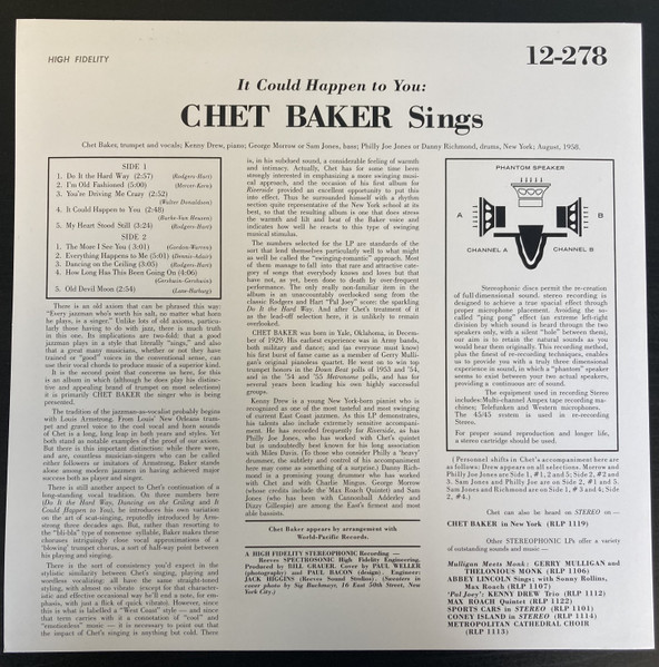Chet Baker - It Could Happen To You | Culture Factory (783871) - 2 Chet Baker - It Could Happen To You | Culture Factory (783871) - 2