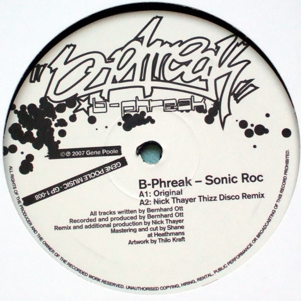 B-Phreak - Sonic Roc | Gene Poole (GP 1-008) - main