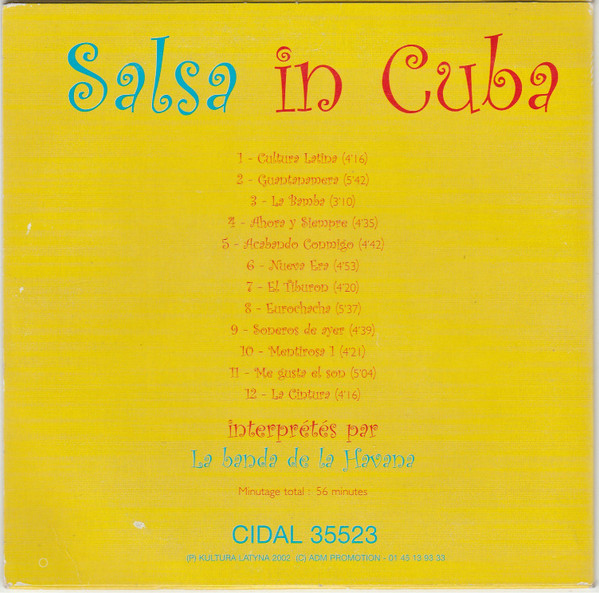 La Banda De La Havana - Salsa In Cuba | Kultura Latyna (CIDAL 35523) - 2