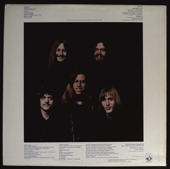 Kayak - See See The Sun | Harvest (ST-11305) - 2